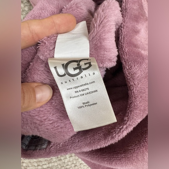 UGG Fuzzy Wide Leg Pants XS Pink Furry Warm Soft Winter Pants - Picture 11 of 12